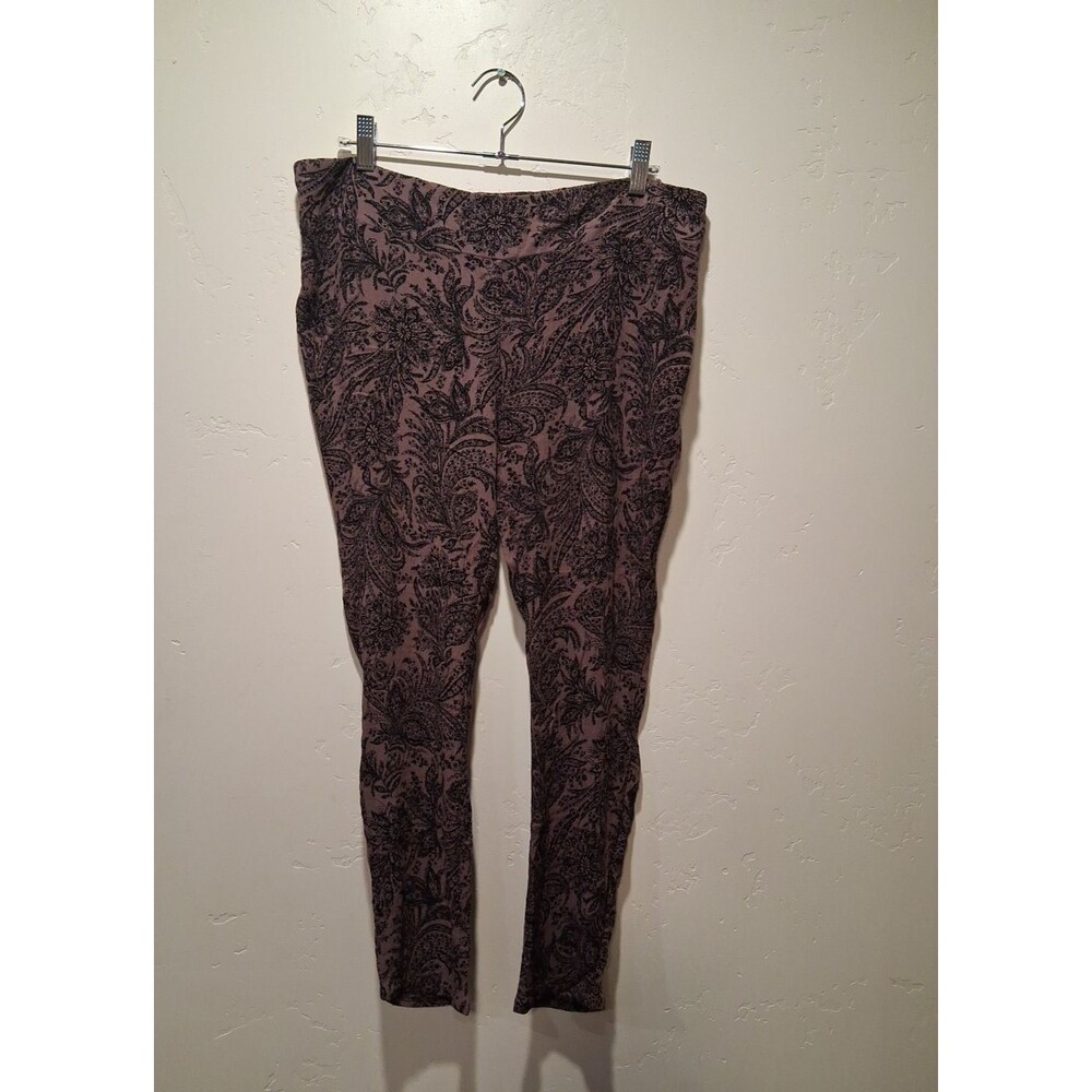 O'Neill Purple Black Joggers Beach Lounge Pants Hippie Granola Girl Surfer Sz XL